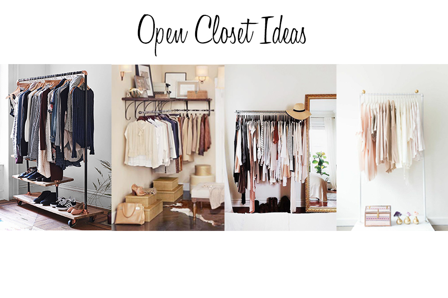Bedroom Open Closet Ideas featured by top US lifestyle blog, Tea Cups & Tulips