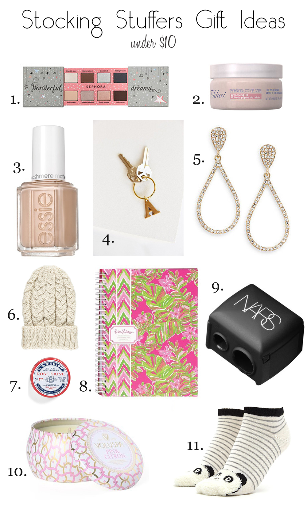 Stocking Stuffer Ideas Under $10, Gift Guide