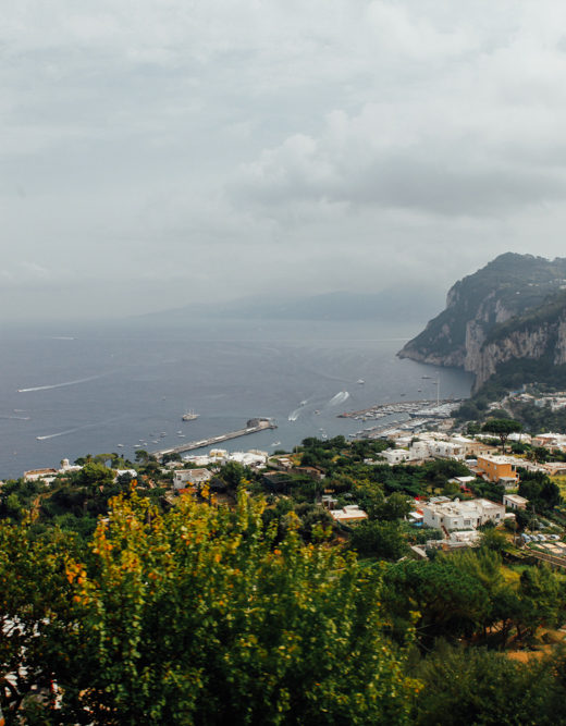 View from the top of Capri