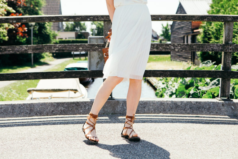 White on white look