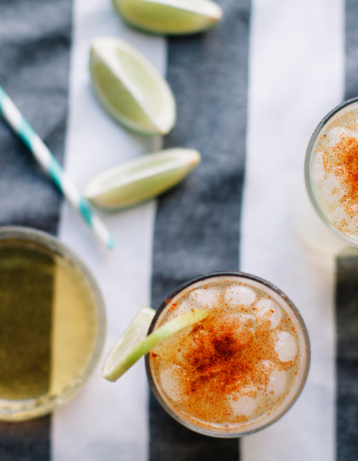 Spicy Skinny Margarita Recipe featured by top US food blog, Tea Cups & Tulips