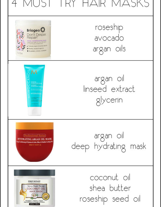 4 must try hair masks for dry, damaged hair