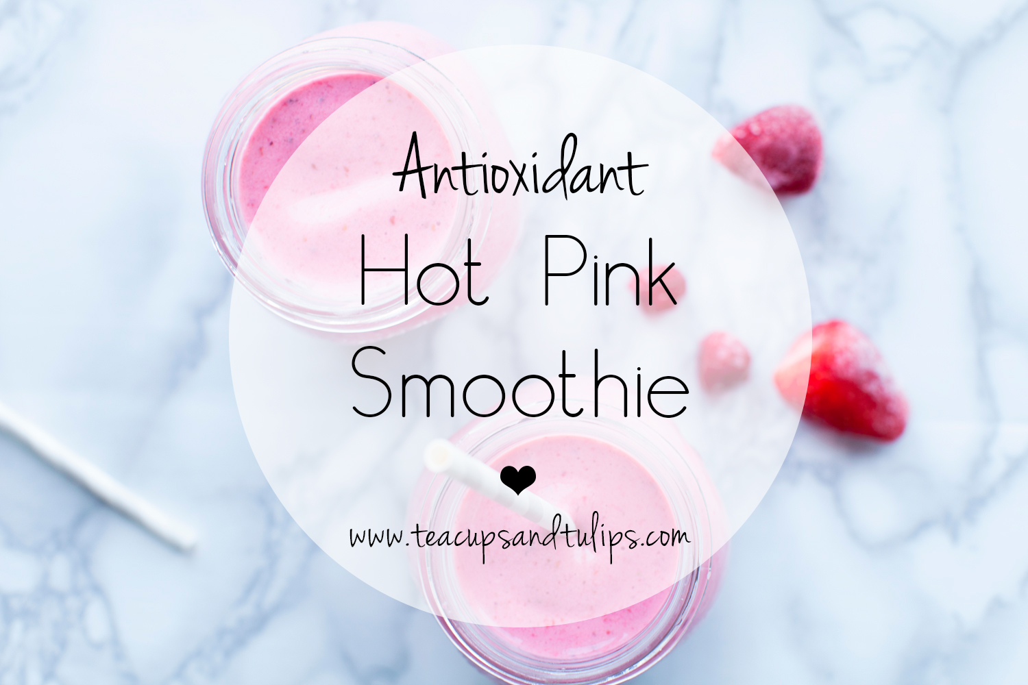Antioxidant hot pink chia smoothie recipe