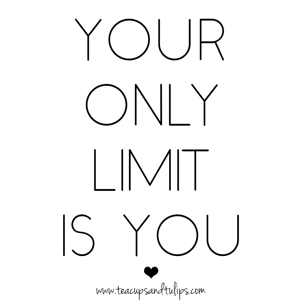 How we limit ourselves, thoughts featured by top US lifestyle blog, Tea Cups & Tulips