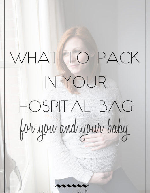 what to pack in your hospital bag for you and your baby