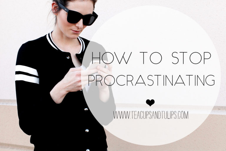 How to stop procrastinating