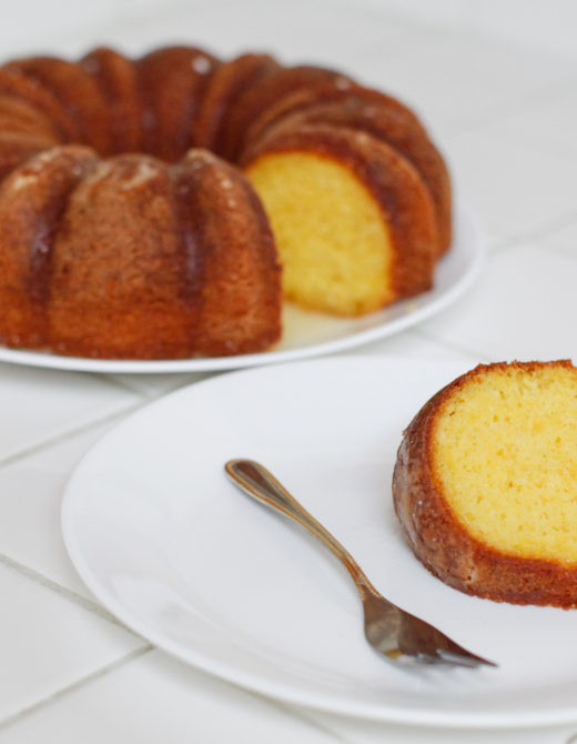 Kris Jenner Lemon Cake Recipe featured by top US food blog, Tea Cups & Tulips