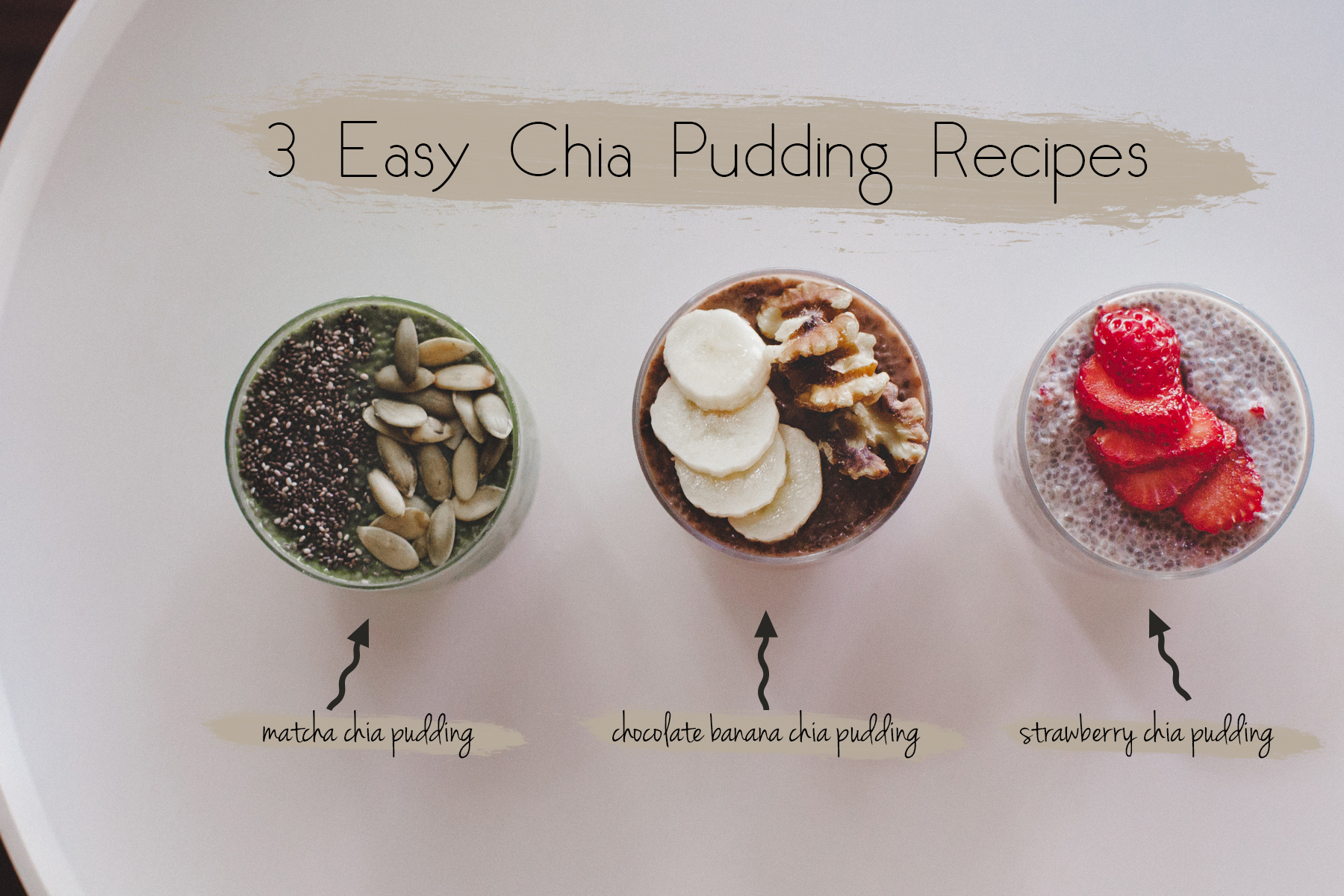3 Easy Chia Pudding Recipes