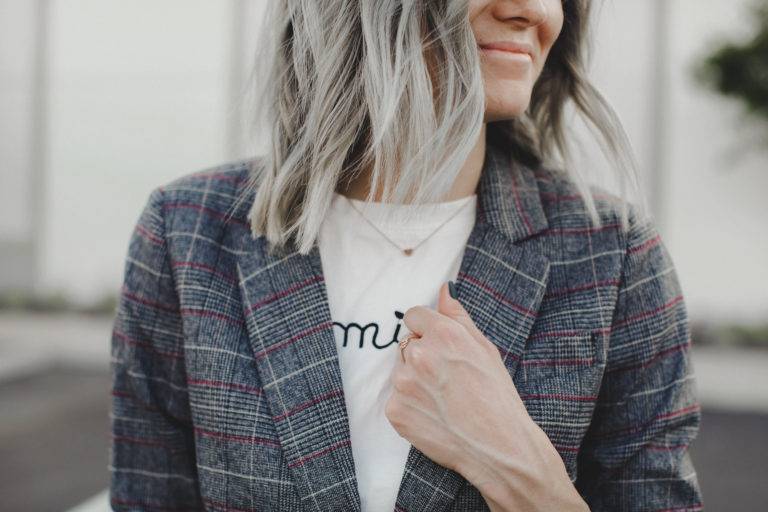Plaid Blazer Trend