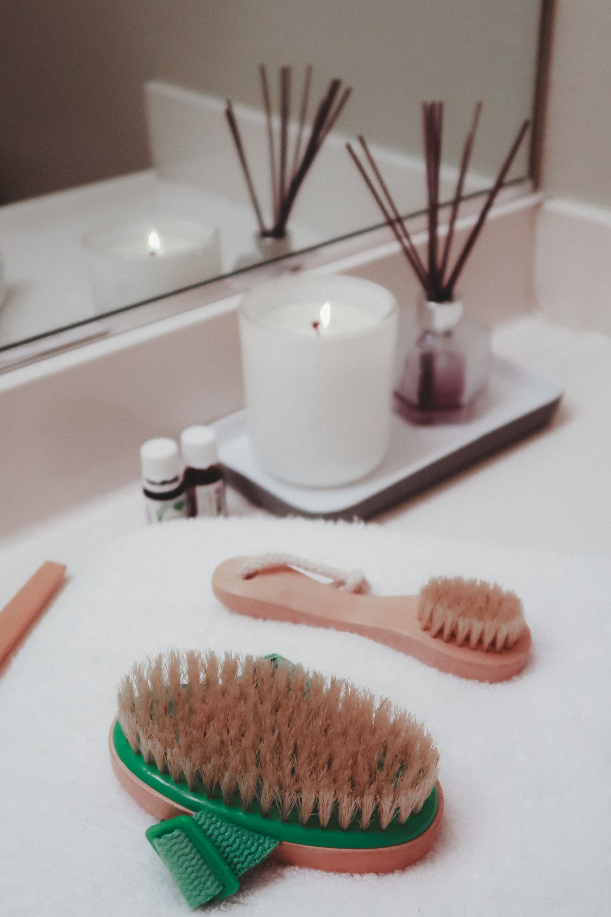 How To Clean A Dry Body Brush In 5 Quick Steps featured by top US beauty blog, Tea Cups & Tulips