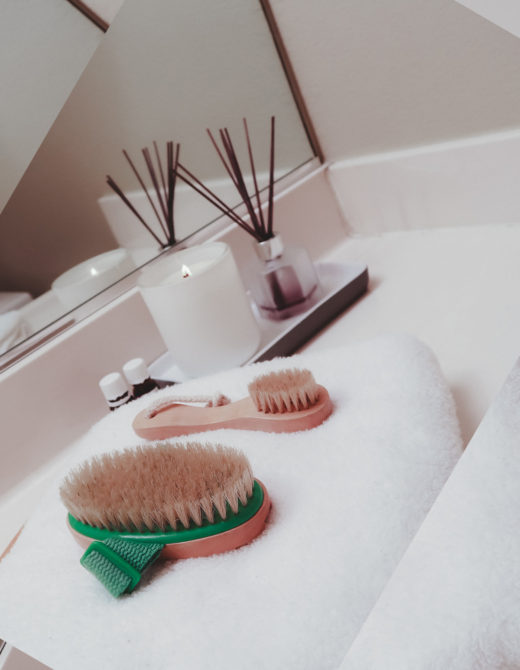 How To Clean A Dry Body Brush In 5 Quick Steps featured by top US beauty blog, Tea Cups & Tulips