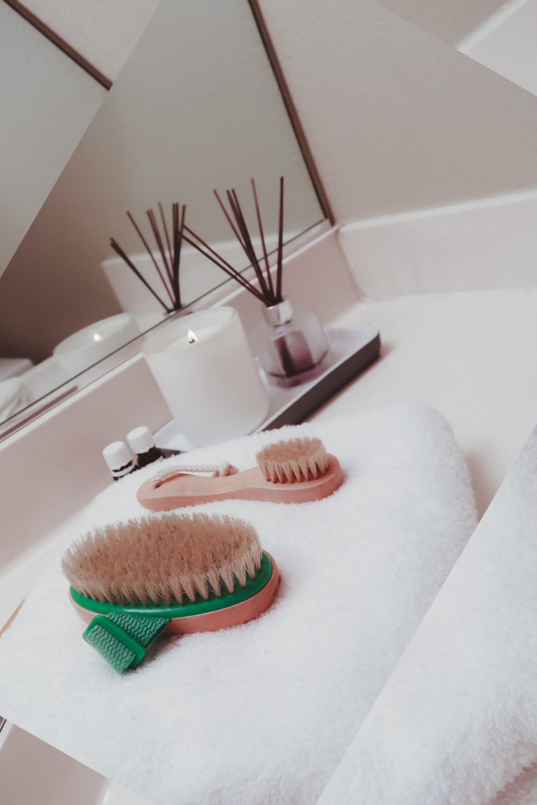 How To Clean A Dry Body Brush In 5 Quick Steps featured by top US beauty blog, Tea Cups & Tulips