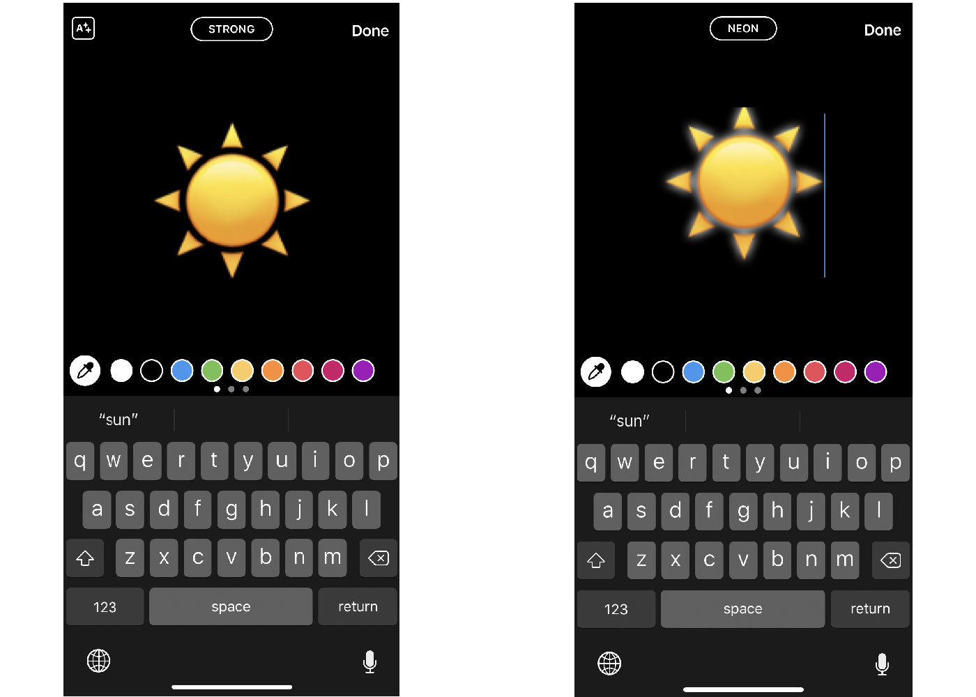 Instagram Stories Hacks - Make Emojis Glow