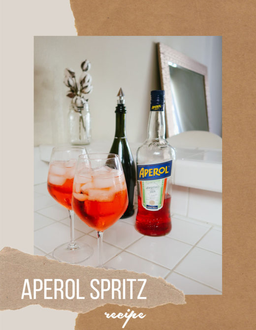 Classic Aperol Spritz Recipe featured by top US life and style blog, Tea Cups & Tulips