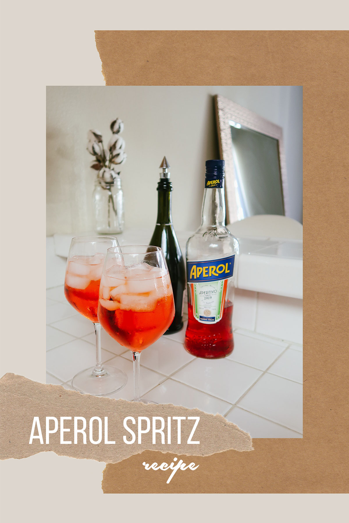 Classic Aperol Spritz Recipe featured by top US life and style blog, Tea Cups & Tulips