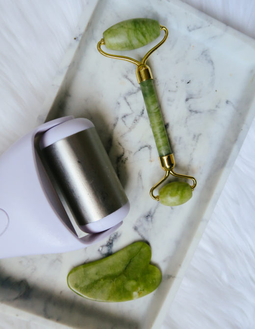 Jade Roller vs Ice Roller, a review featured by top L.A. beauty blog, Tea Cups & Tulips.