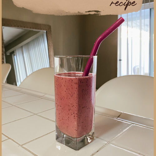 Blueberry Chia Smoothie Recipe