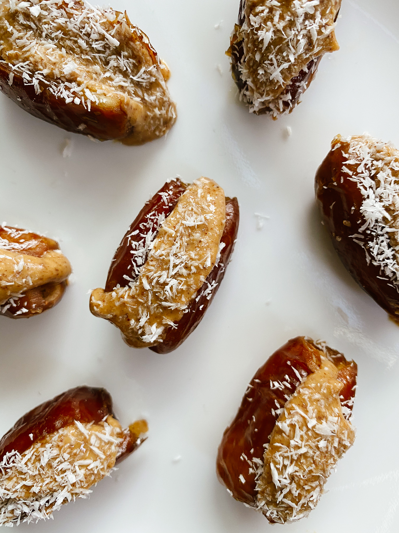 Almond Butter Stuffed Dates Recipe featured by top LA lifestyle blogger, Tea Cups & Tulips