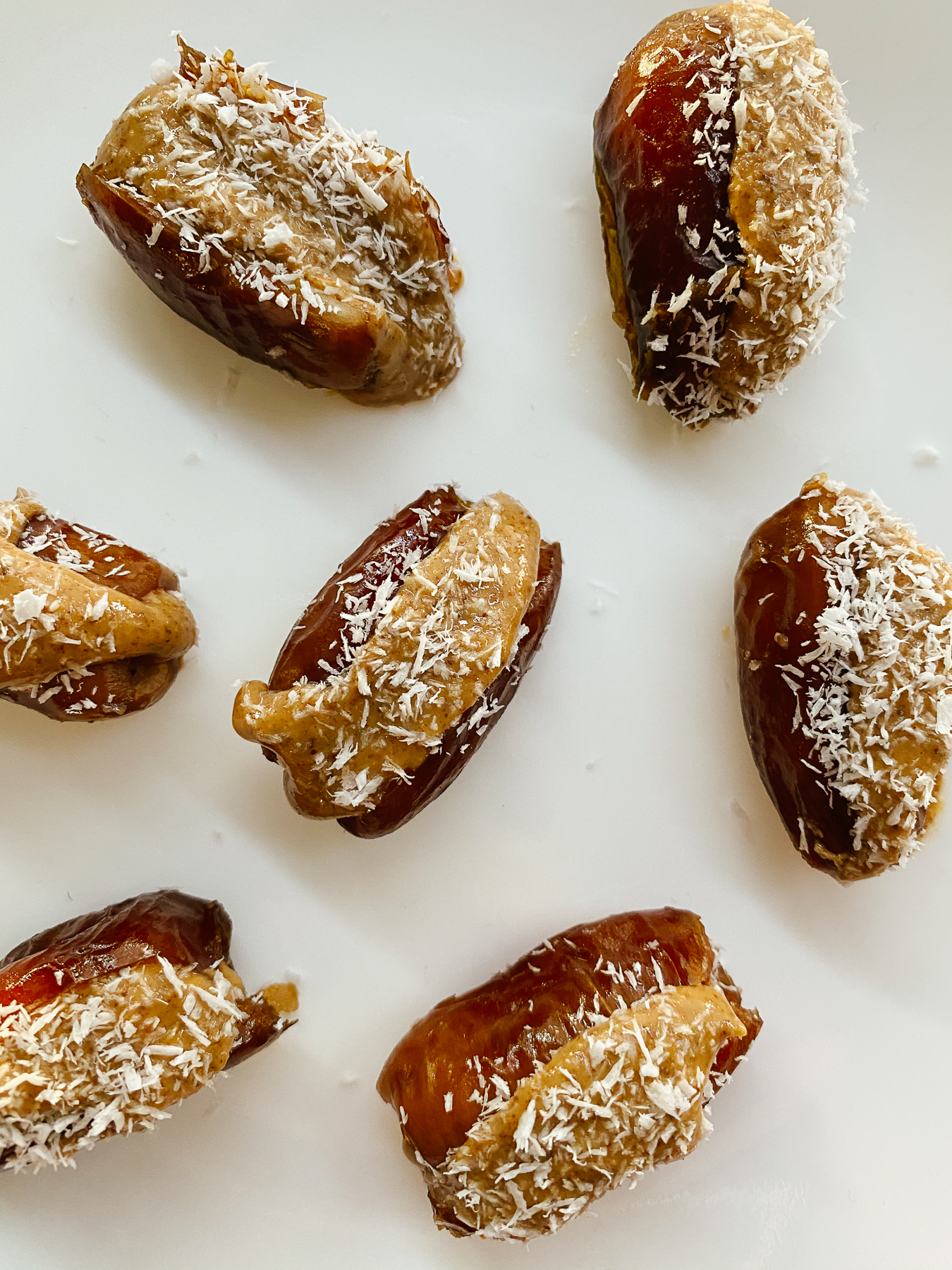 Almond Butter Stuffed Dates Recipe featured by top LA lifestyle blogger, Tea Cups & Tulips