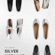 Silver Metallic Flats