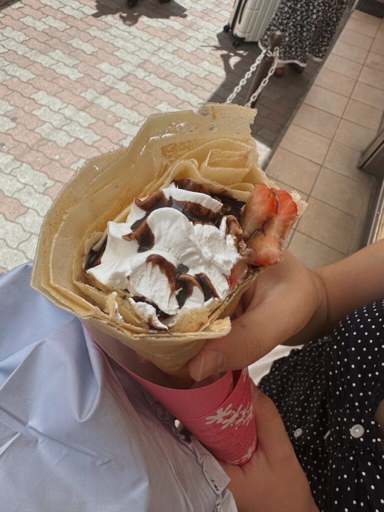 Crepes Takeshita street, Tokyo, Japan