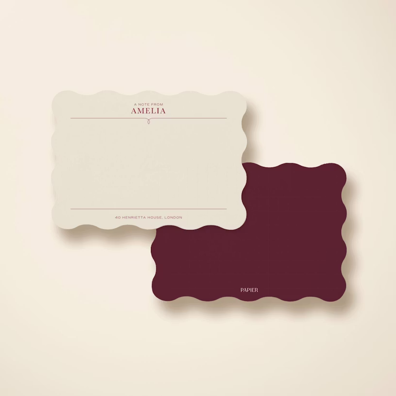 A Personalized Stationery Set